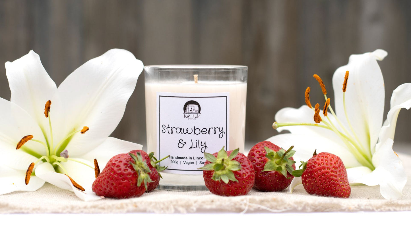 Strawberry & Lily Candle