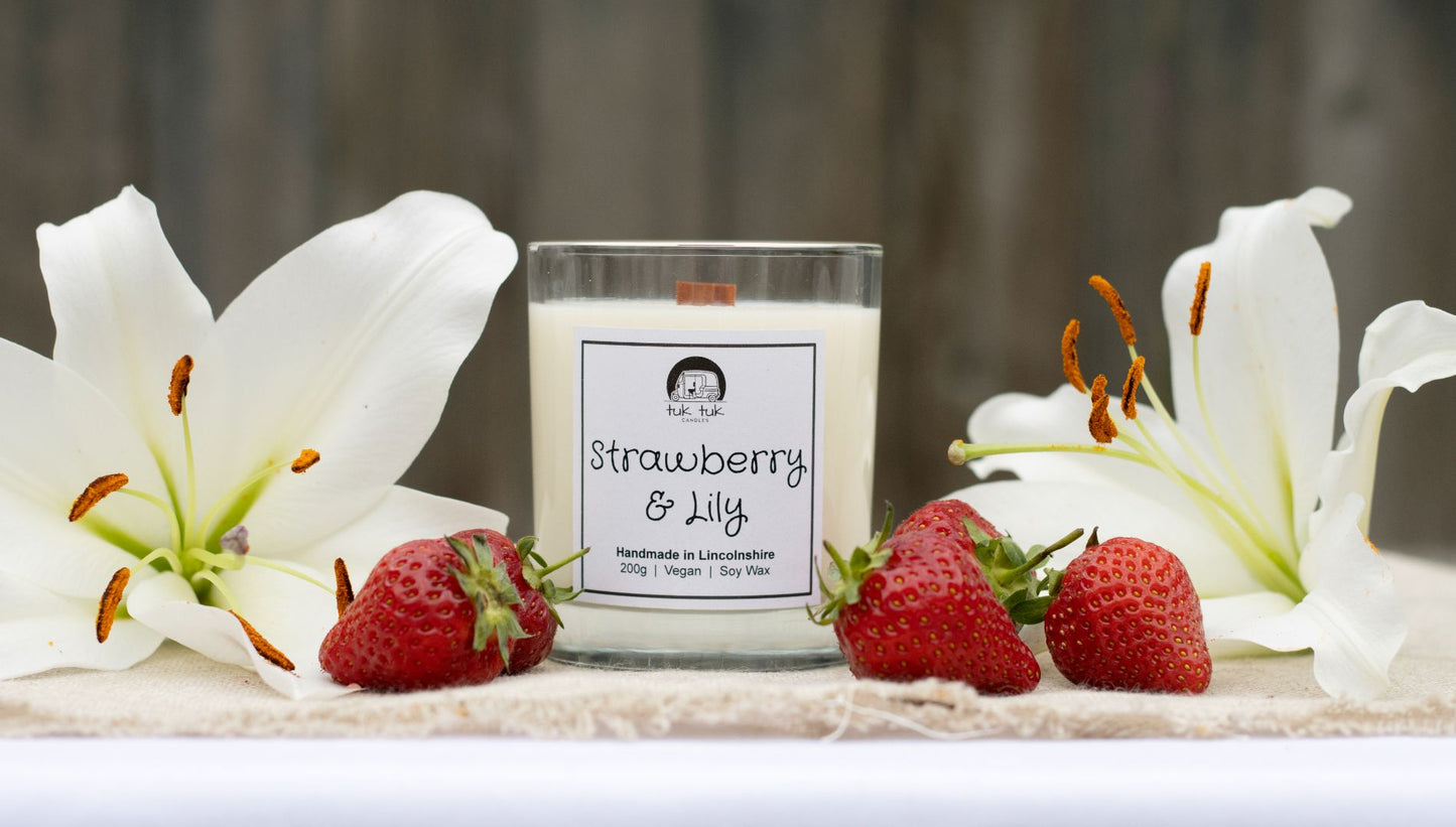 Strawberry & Lily Candle