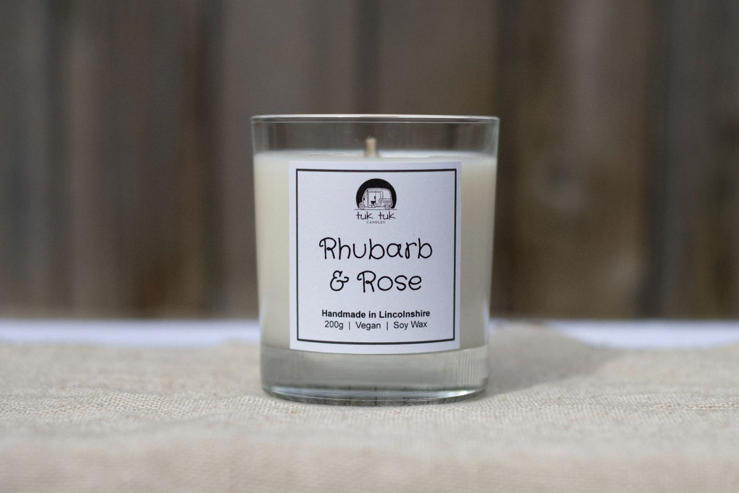 Rhubard & Rose Candle