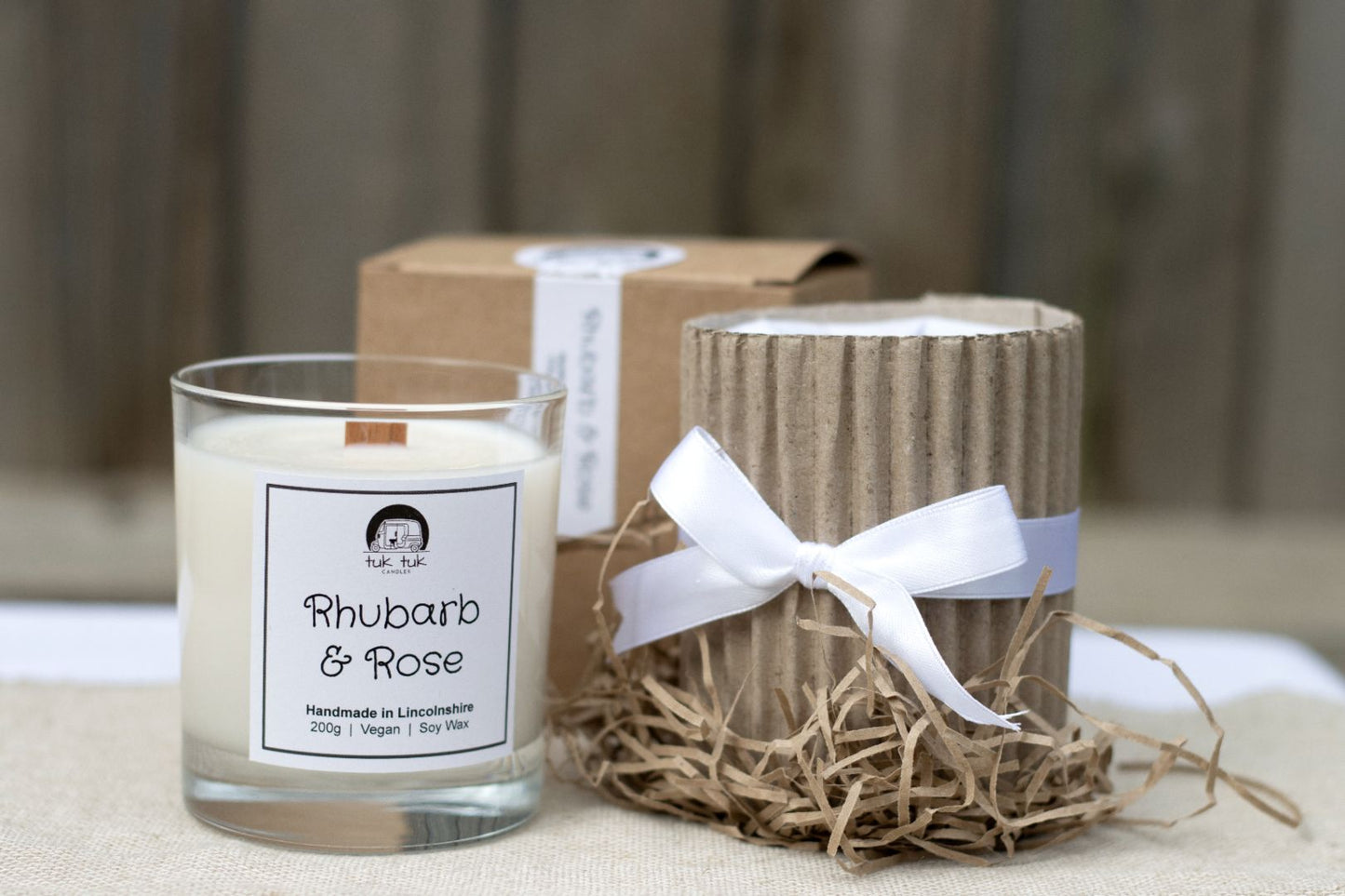 Rhubard & Rose Candle